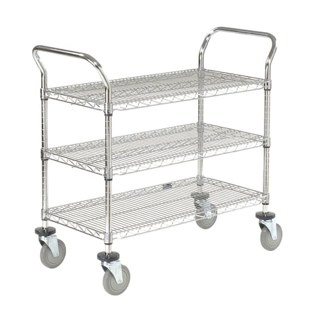 Nexel Steel, 30 in L, 21 in W, 39 in H 2130P3C